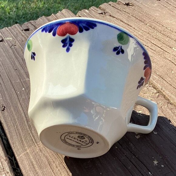 Adams Real English Ironstone Cup Made in England Floral Design‎ - Picture 2 of 4